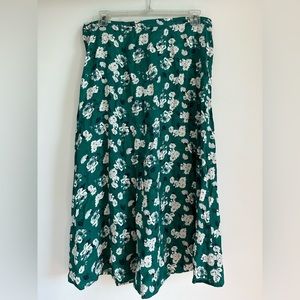 Banana Republic flowy floral skirt